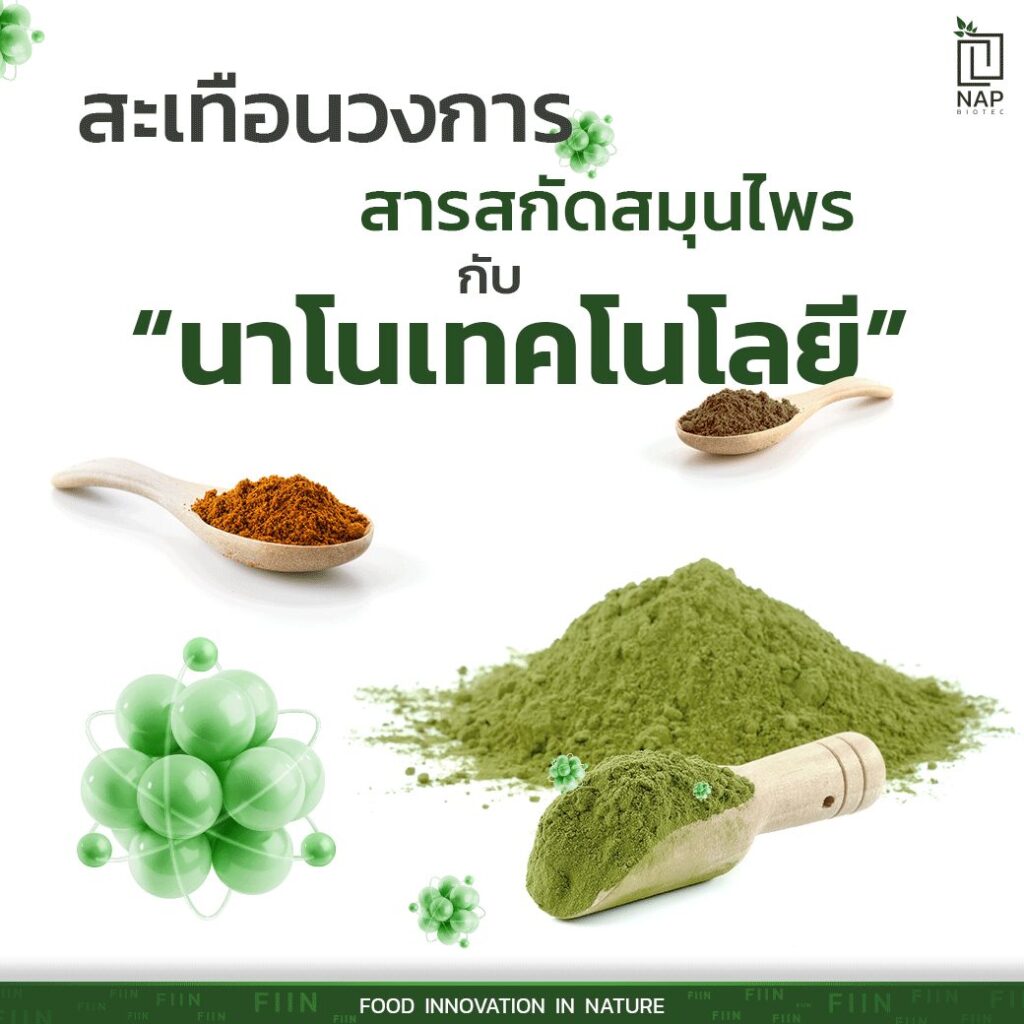 สารสกัดสมุนไพรกับนาโนเทคโนโลยี